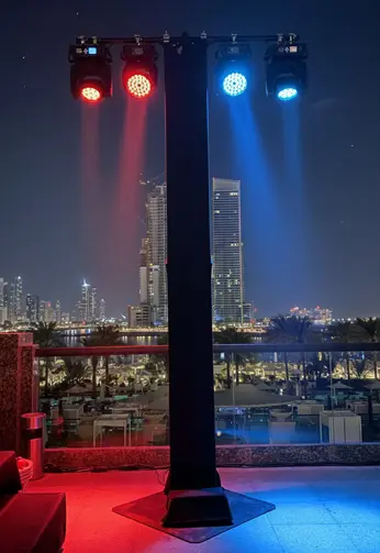 party light system rental dubai